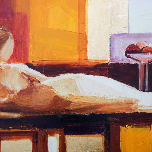 Adriana Naveh- Original Oil on Canvas "Peaceful Day"