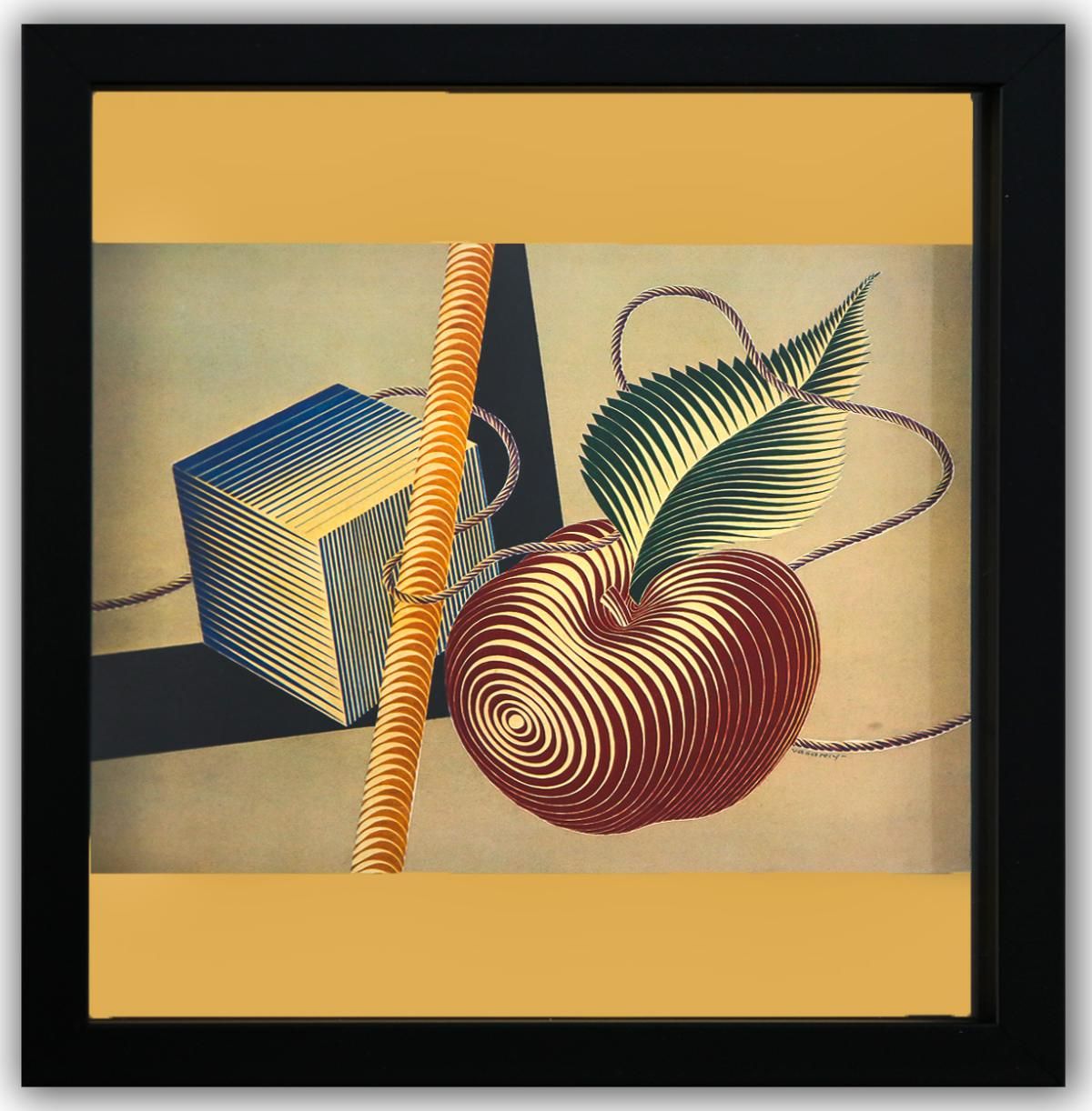 Victor Vasarely- Heliogravure Print "Untitled"