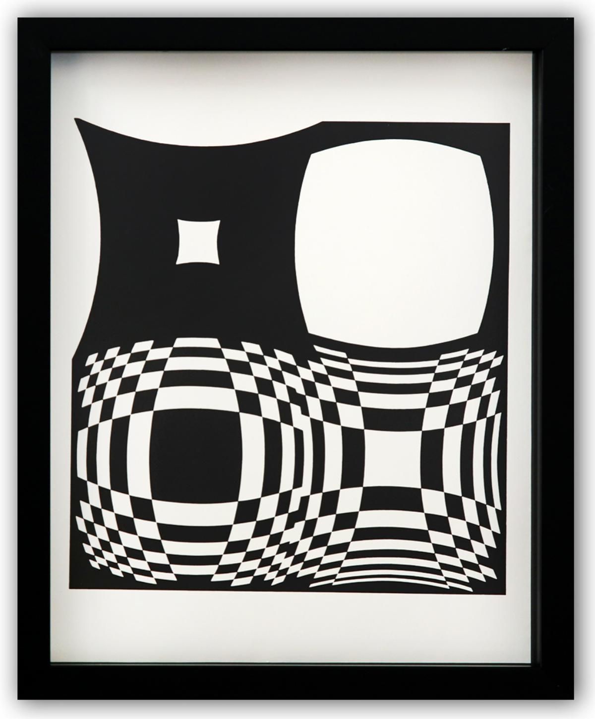 Victor Vasarely- Heliogravure Print "Untitled"