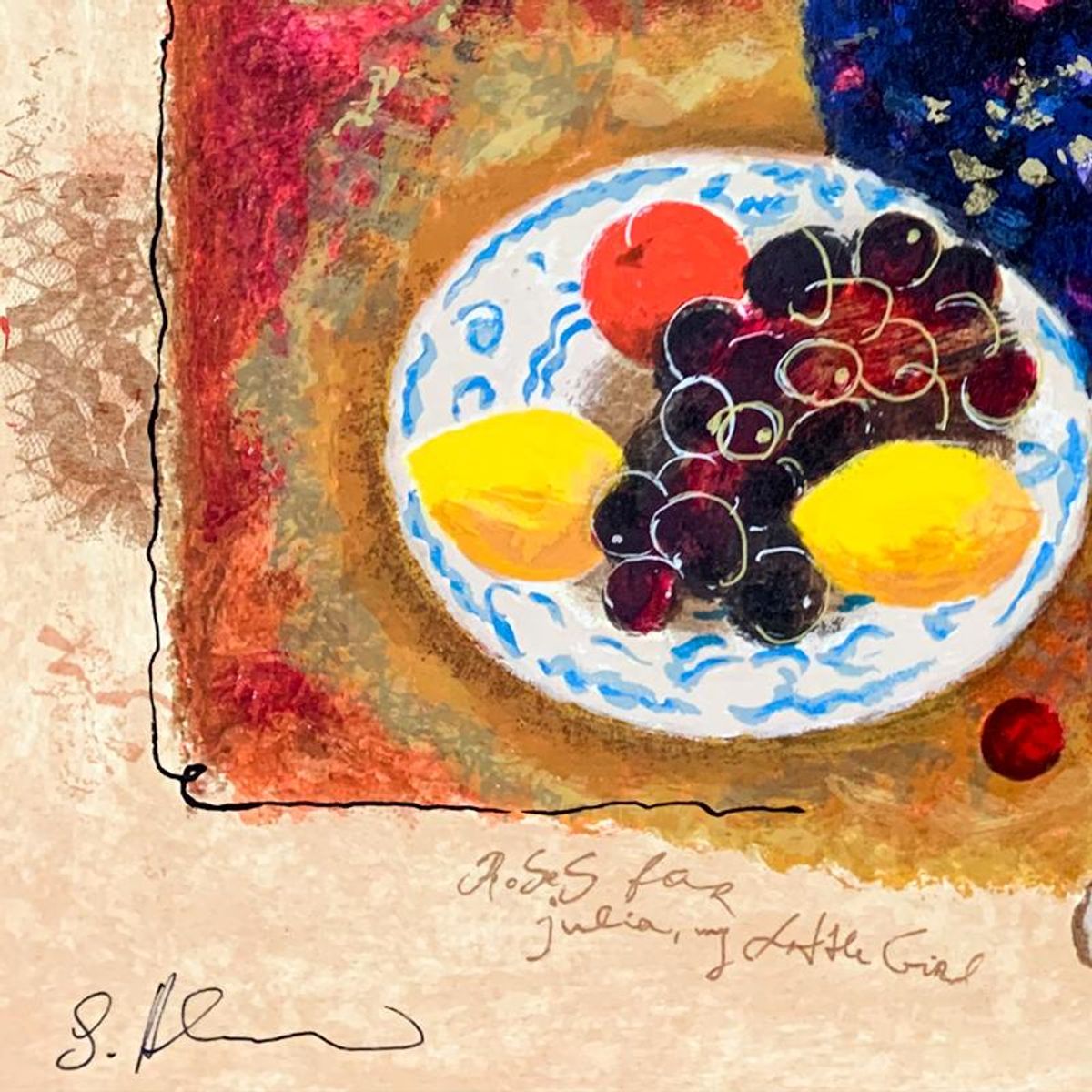 Alexander Galtchansky (1959-2008) and Tanya Wissotzky (1959-2006), Hand Signed Limited Edition Serigraph on Paper with Letter of Authenticity.