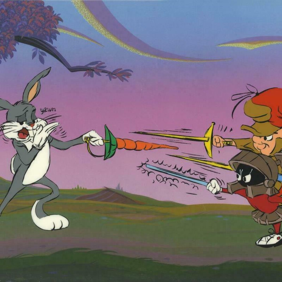 Chuck Jones "Foiled Again" Hand Signed, Hand Painted Limited Edition Sericel.