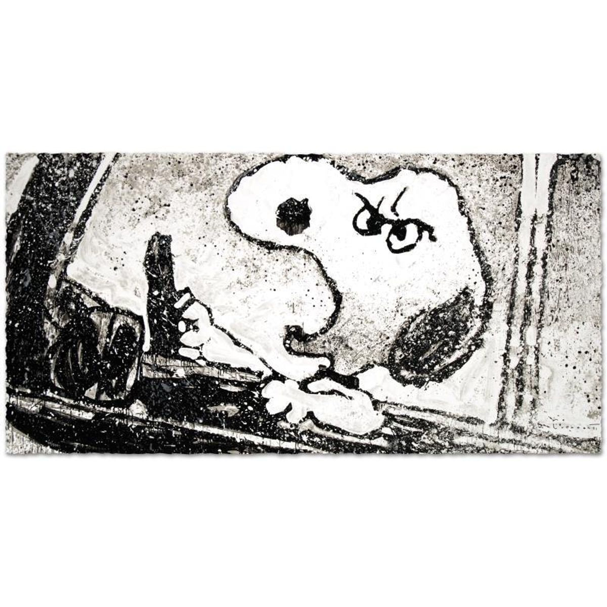 Tom Everhart, "Rage Rover" Hand Signed Limited Edition Hand Pulled Original Lithograph with Certificate of Authenticity.