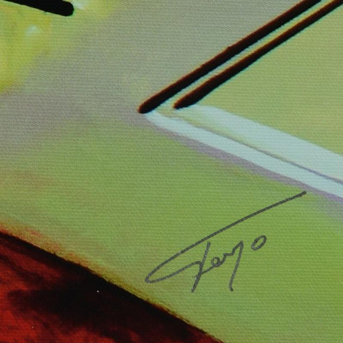 Ferjo, "Salon Of Van Gogh" Limited Edition on Canvas, Numbered and Signed with Letter of Authenticity.