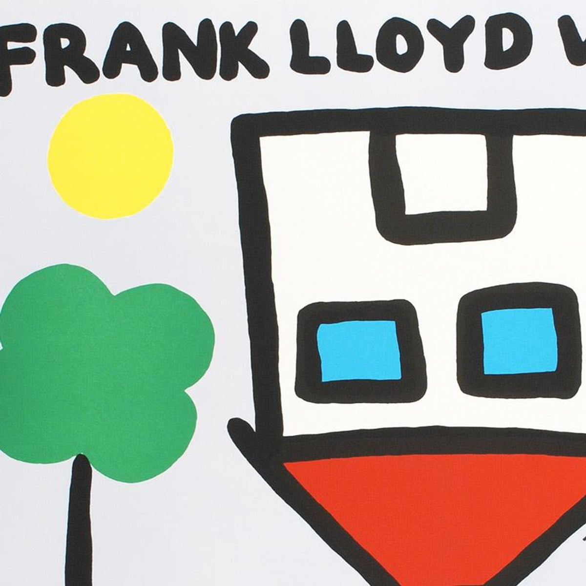 Todd Goldman, "Frank Lloyd Wrong" Limited Edition Lithograph, Numbered and Hand Signed with Certificate of Authenticity.