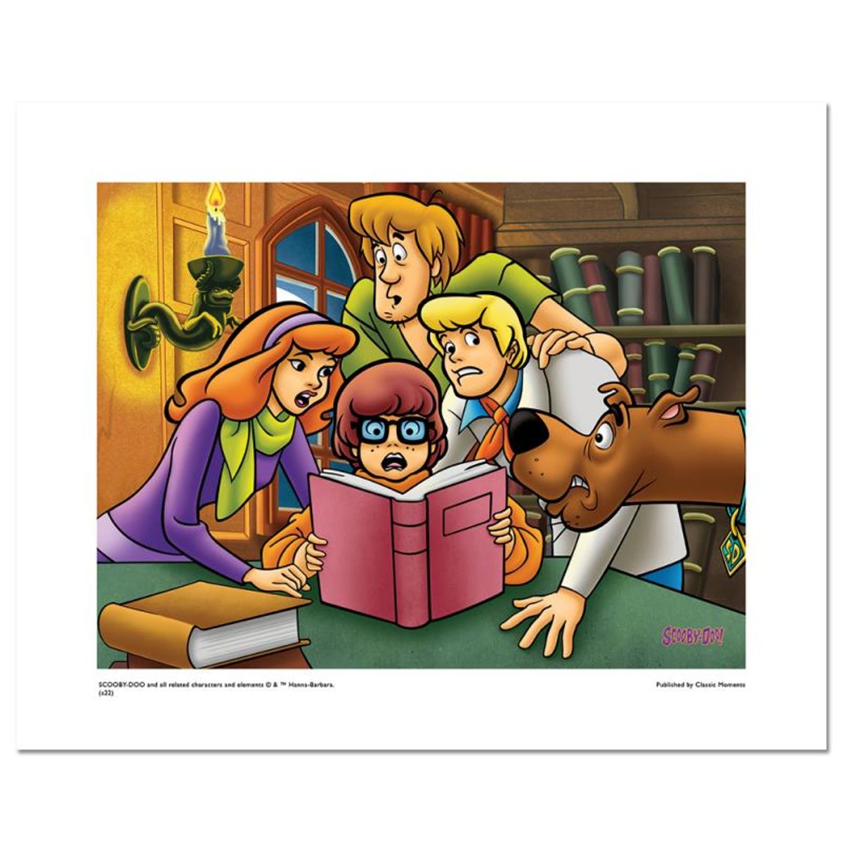 Scooby-Doo, "History Lesson" Numbered Limited Edition with Certificate of Authenticity.