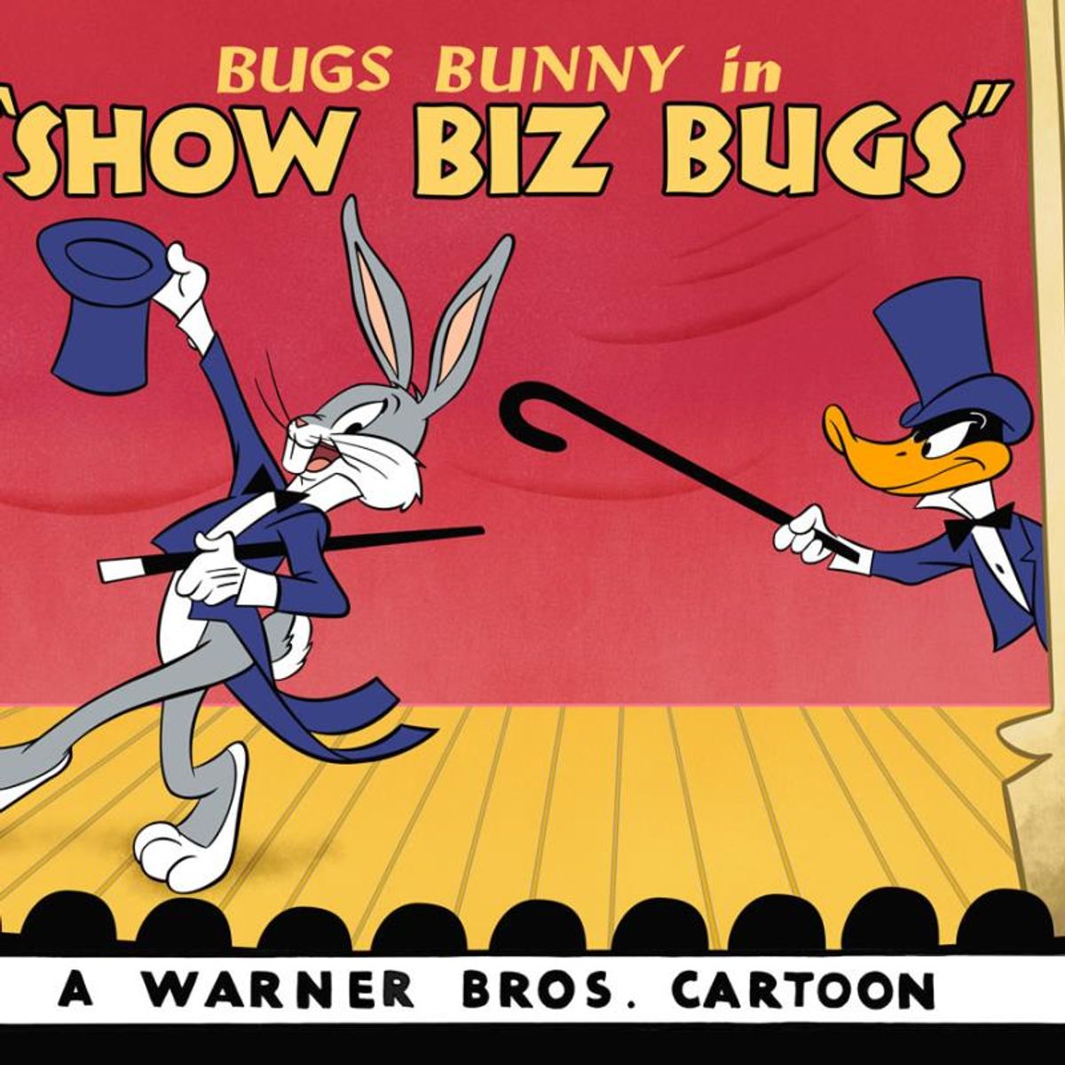 Looney Tunes, "Show Biz Bugs" Numbered Limited Edition with Certificate of Authenticity.