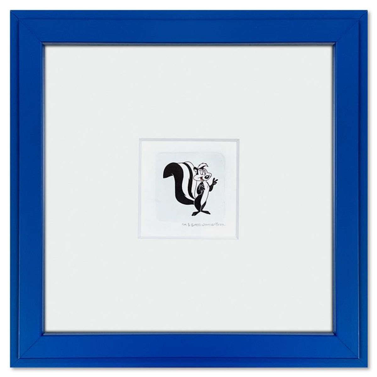 Looney Tunes, "Pepe Le Pew" Framed Limited Edition Etching with Hand-Tinted Color and Letter of Authenticity.