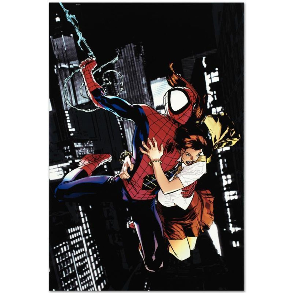 Marvel Comics, "Ultimatum: Spider-Man Requiem #1" Numbered Limited Edition Giclee on Canvas by Stuart Immonen with COA.