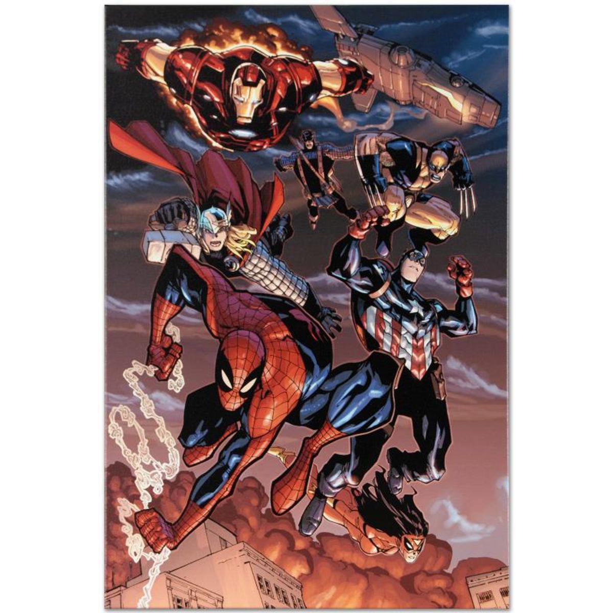 Marvel Comics "Amazing Spider-Man #648" Numbered Limited Edition Giclee on Canvas by Humberto Ramos with COA.