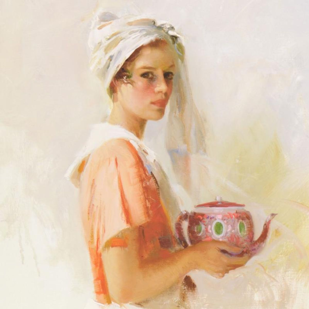 Pino (1939-2010), "The Gift" Limited Edition on Canvas, Numbered and Hand Signed with Certificate of Authenticity.