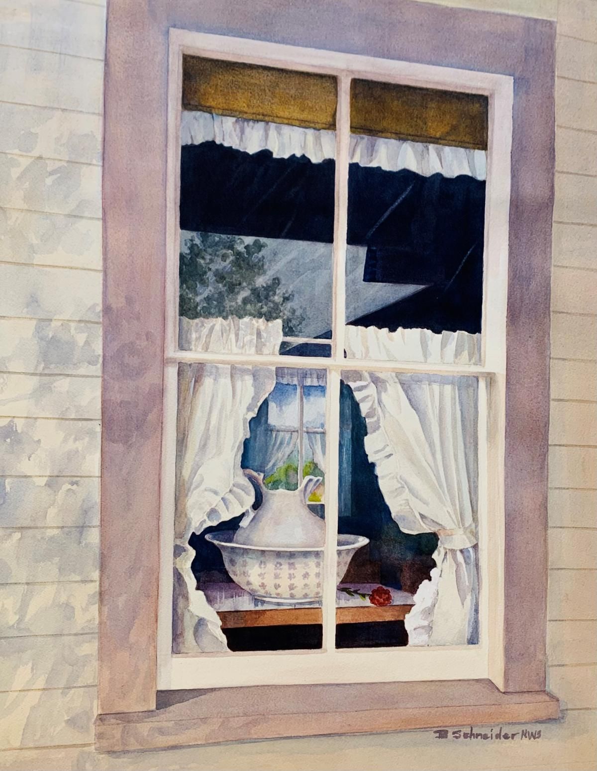B Schneider- Original watercolor on paper