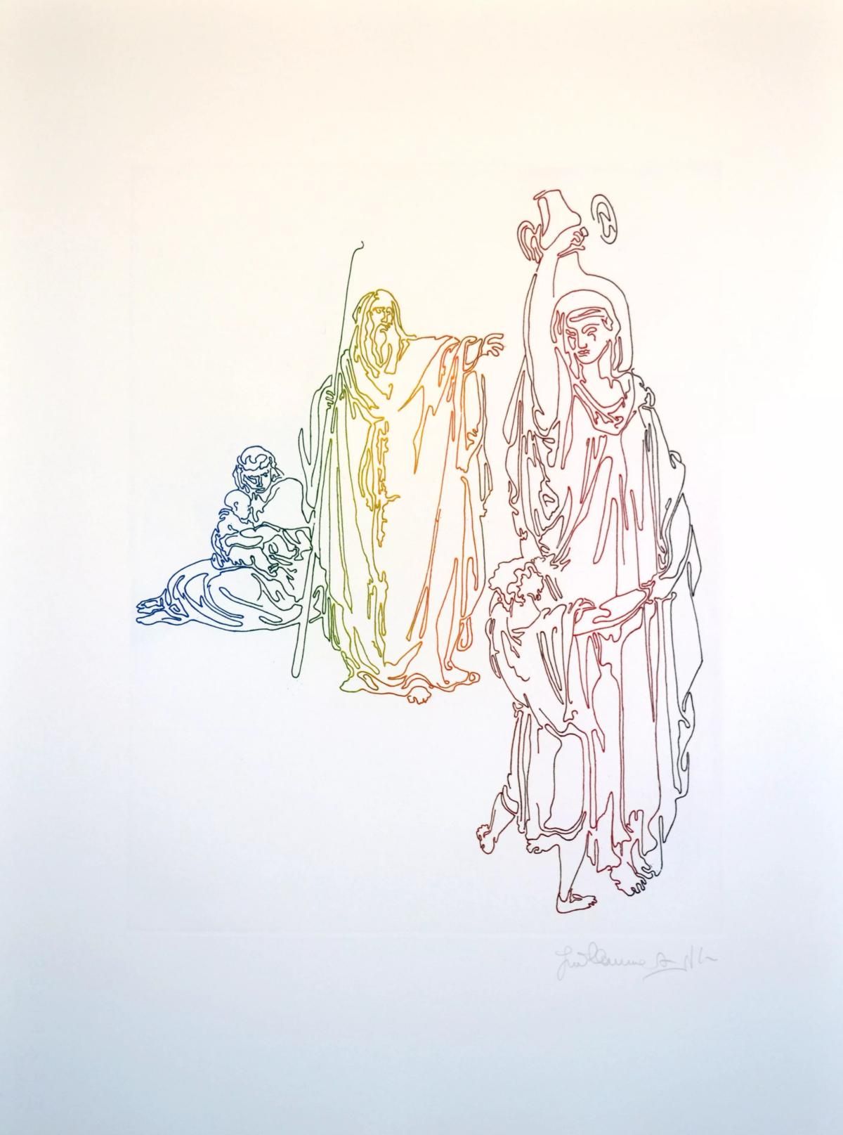 Guillaume Azoulay- Color Pencil Drawing on paper