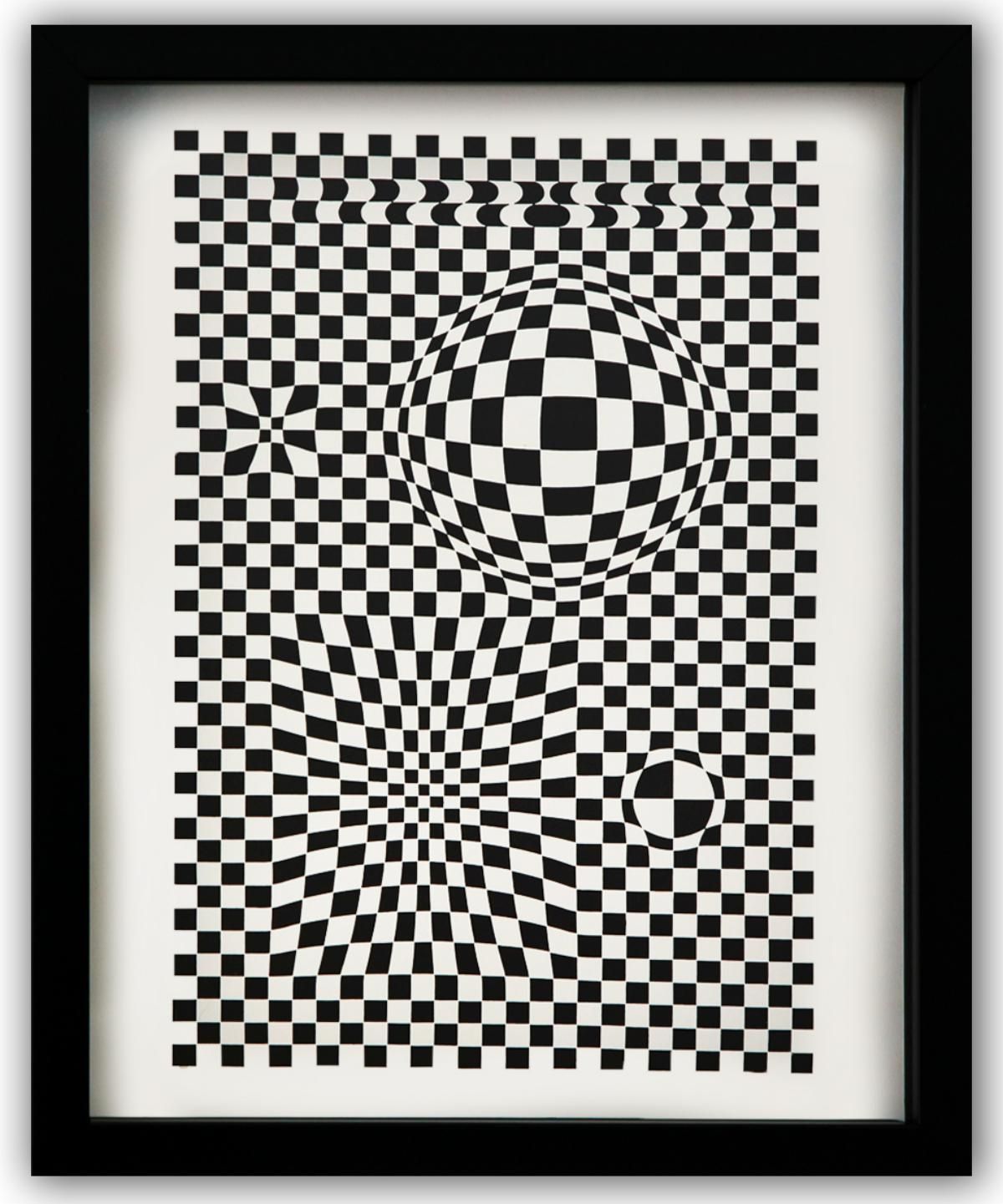 Victor Vasarely- Heliogravure Print "Untitled"