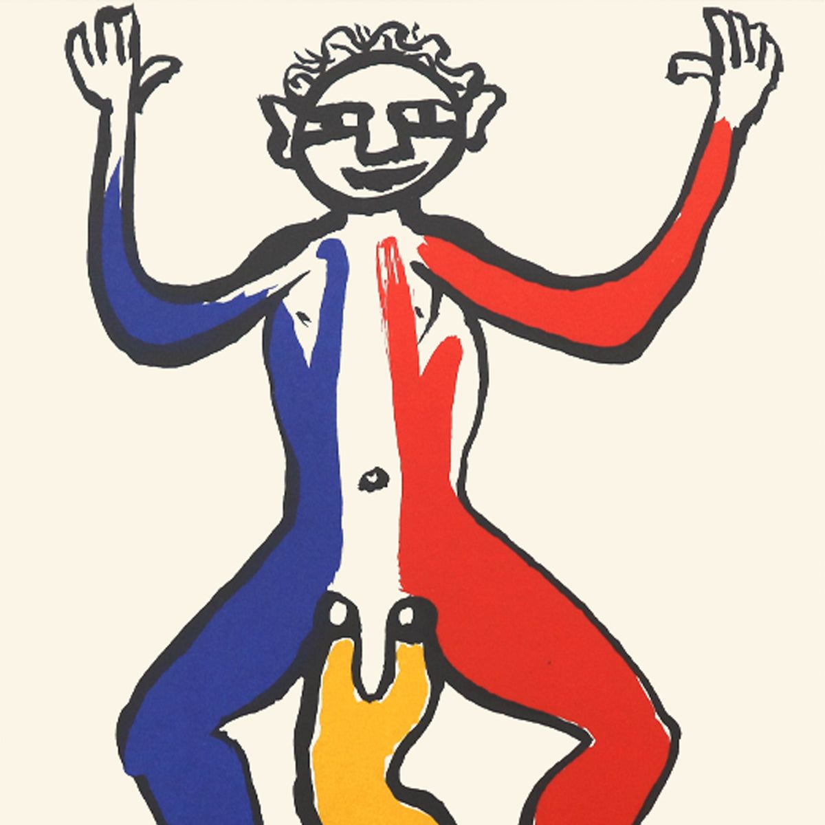 Alexander Calder- Lithograph "DLM212 - UN PATRIOTE"