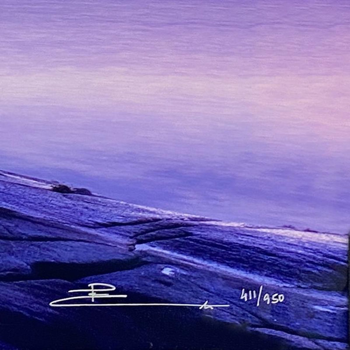 Peter Lik, "Atlantic Reflections" Framed Limited Edition Photograph, Numbered 411/950 and Hand Signed with Letter of Authenticity.