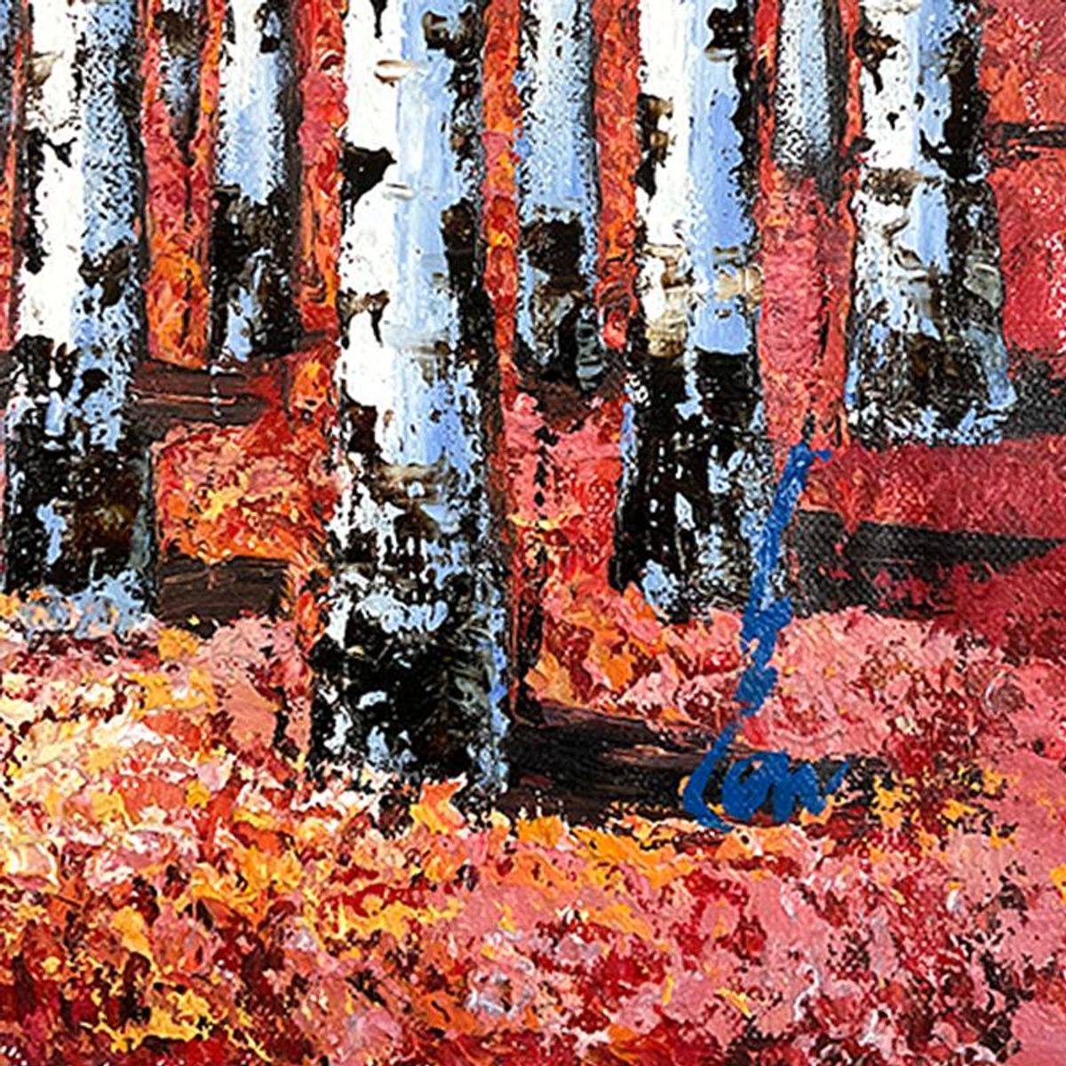 Inam, Original Oil Painting on Canvas (46" x 46"), Hand Signed with Letter of Authenticity.