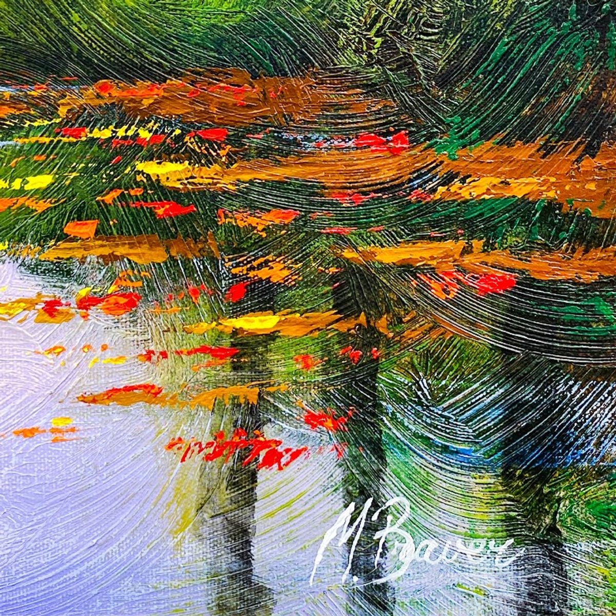 Mark Braver, Original Acrylic Painting on Canvas, Hand Signed with Letter of Authenticity.