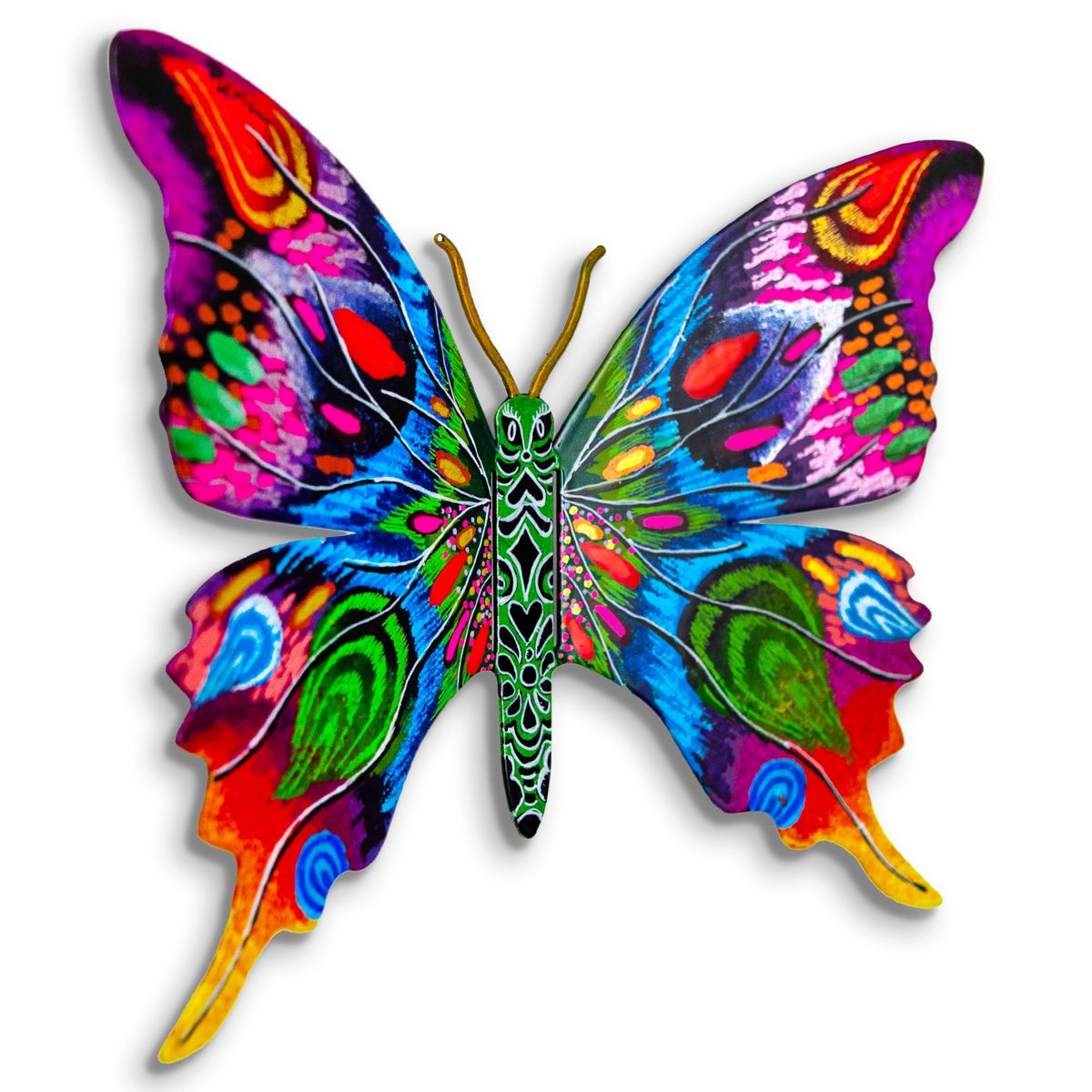 Patricia Govezensky- Original Painting on Cutout Steel "Butterfly"