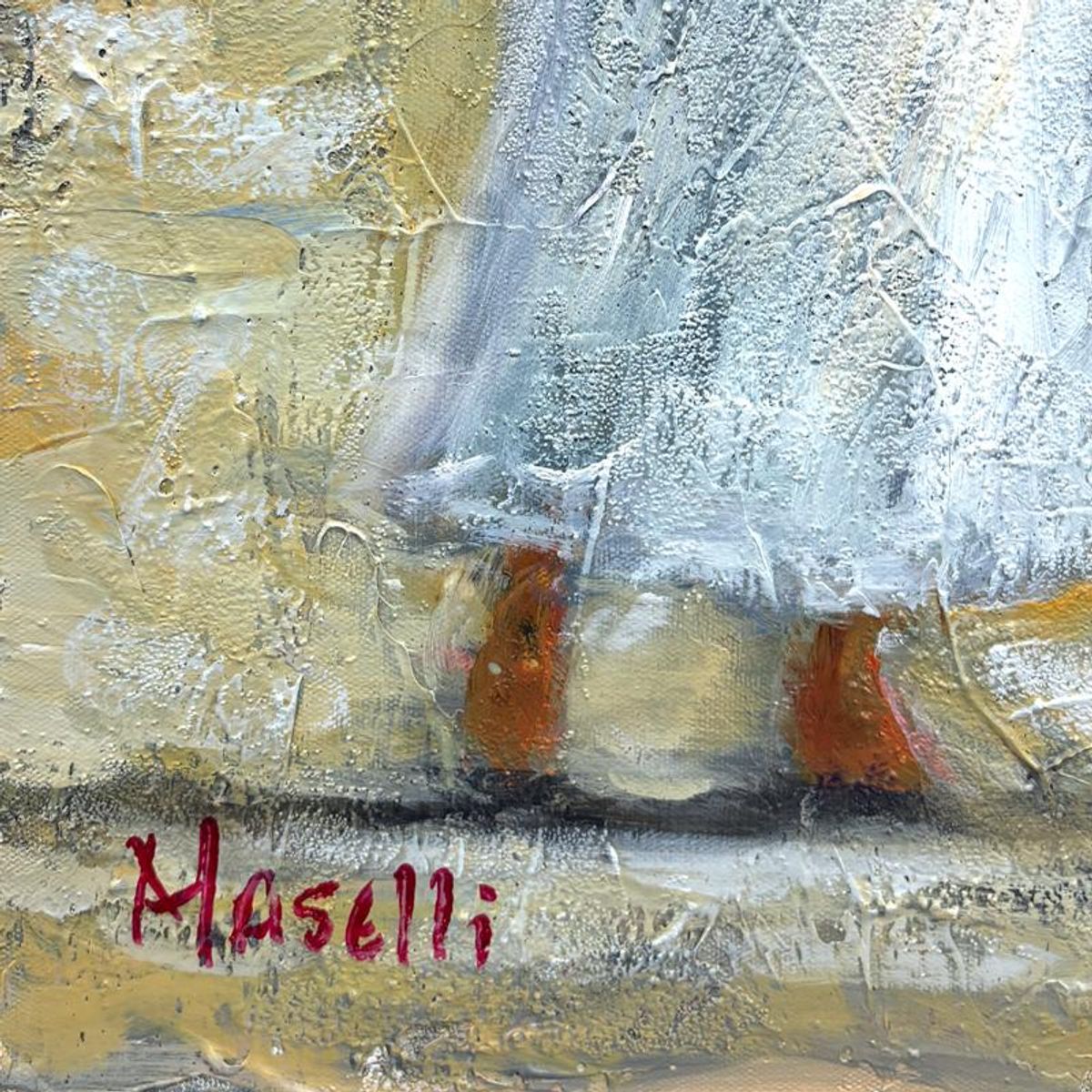 Michael Maselli, Original Painting on Canvas, Hand Signed with Letter of Authenticity.