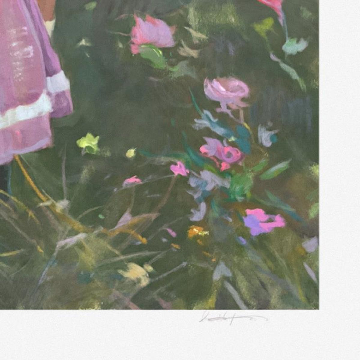 Don Hatfield, "Secret Meadow" Limited Edition Printer's Proof Serigraph, Numbered and 1/11 Hand Signed with Letter of Authenticity.