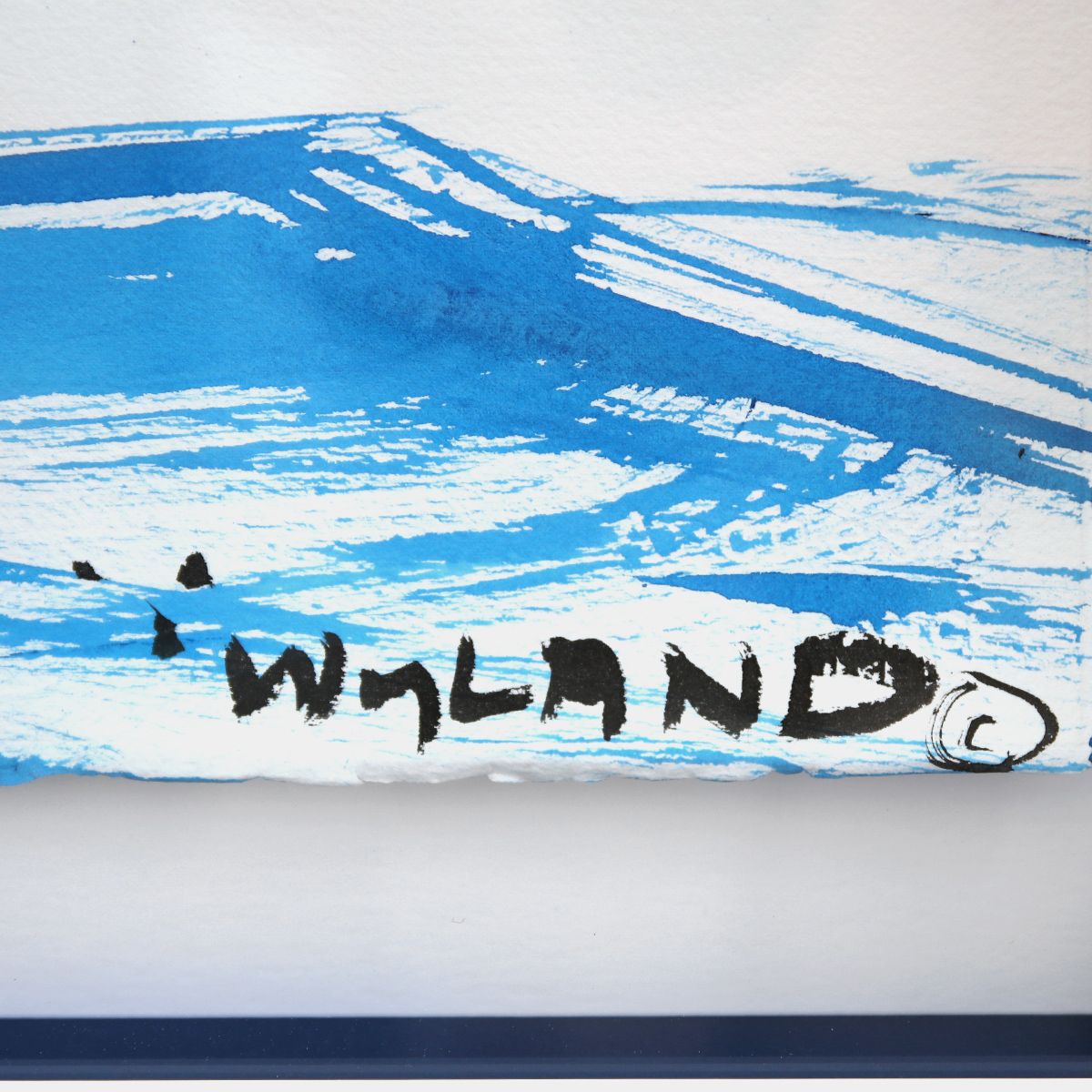 Wyland- Original Sumi Ink Painting "Whale Tail"