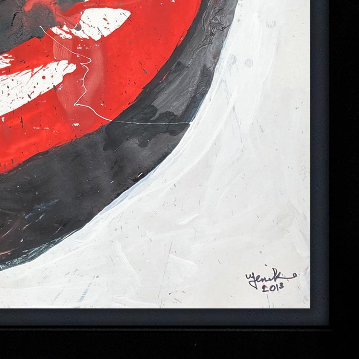 Jenik Cook, Framed Original Acrylic Painting, Hand Signed, Letter of Authenticity.