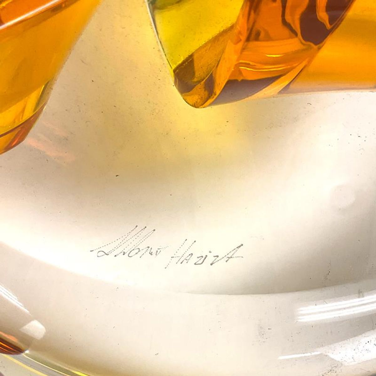 Shlomi Haziza, Acrylic Sculpture, Hand Signed with Letter of Authenticity.