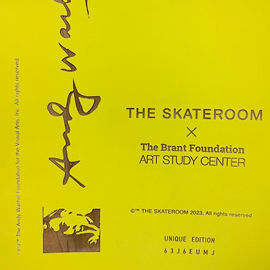Andy Warhol (1928-1987), "Self-Portrait (Yellow)" Framed One-of-a-Kind Unique Edition Skateboard, Signed Inverso with Certificate of Authenticity.