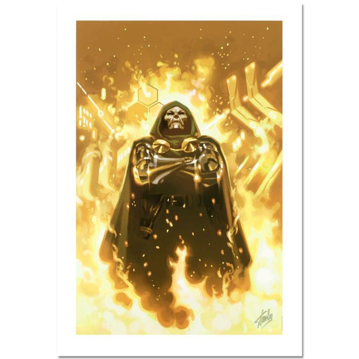 Stan Lee Signed, Marvel Comics "FF #2" Limited Edition Canvas 2/10 with Certificate of Authenticity.