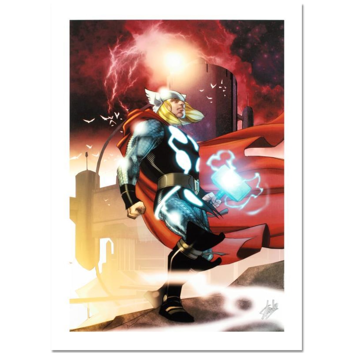 Stan Lee Signed, Marvel Comics "Thor #615" Limited Edition Canvas 4/10 with Certificate of Authenticity.