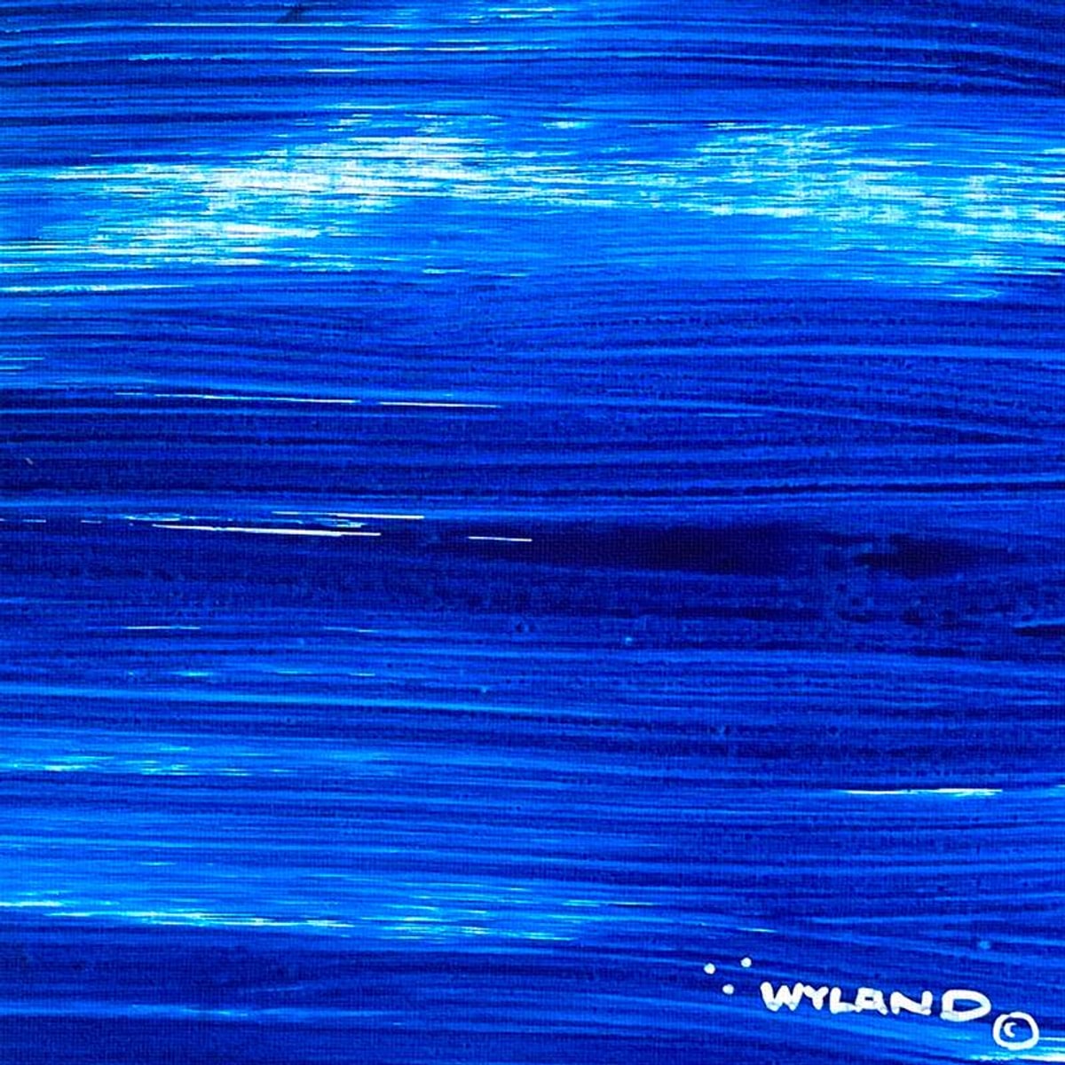Wyland, "Whale Tails" Framed Original Acrylic Painting on Canvas, Hand Signed with a Letter of Authenticity.