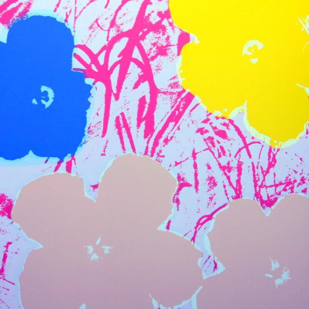 Andy Warhol (1928-1987), "Flowers 11.70" Silk Screen Print from Sunday B Morning.
