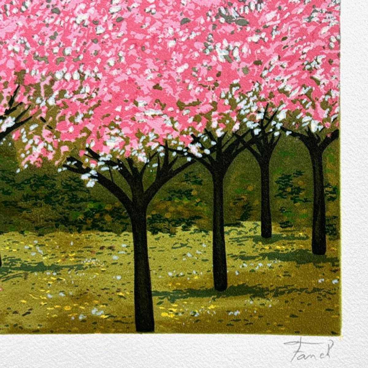Fanch Ledan, "Reverie de Printemps" Limited Edition Lithograph, AP Numbered and Hand Signed with Letter of Authenticity.