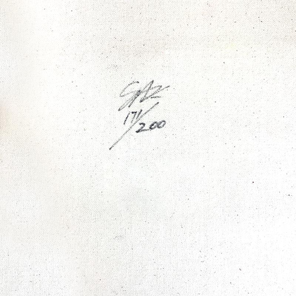 Steve Kaufman (1960-2010), "Moses" Hand Pulled Limited Edition Silkscreen on Canvas, Numbered 171/200 and Hand Signed Inverso with Letter of Authenticity.