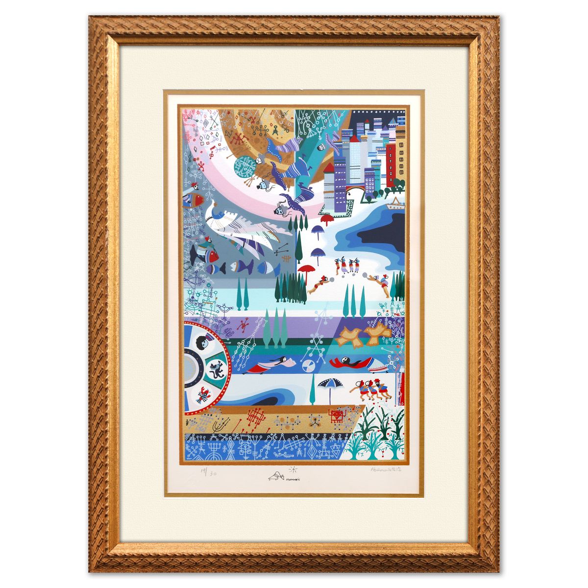 Raphael Abecassis- Serigraph
