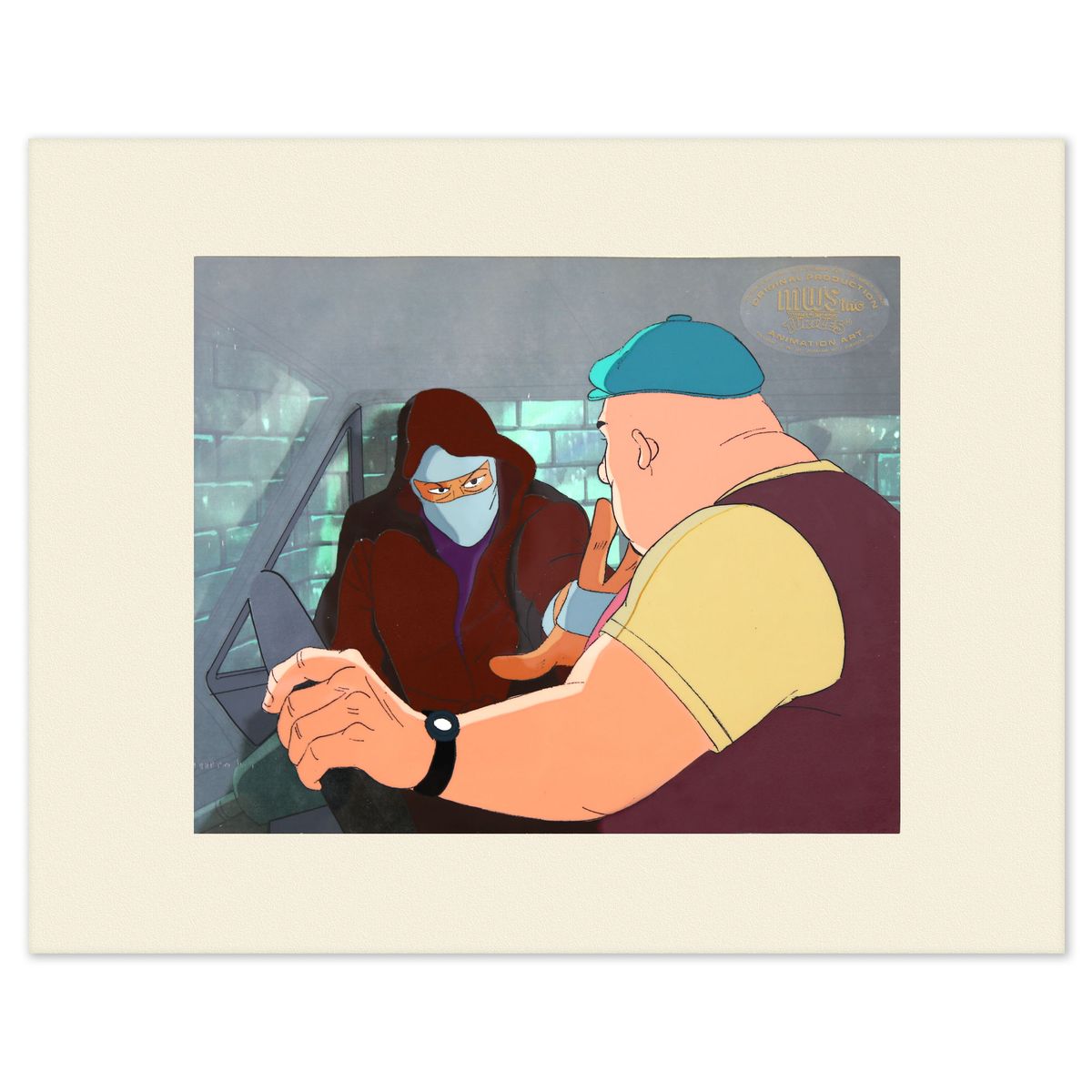 Animation Art- Hand-Painted Cel "Shredder"