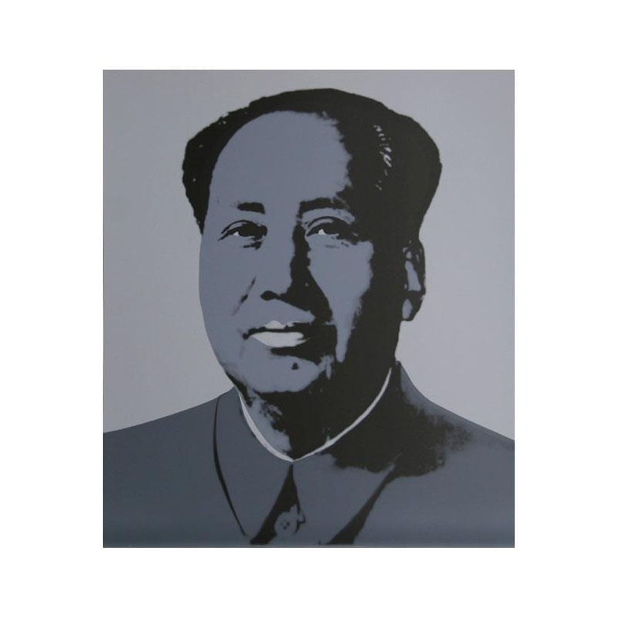 Andy Warhol "Mao Grey" Silk Screen Print from Sunday B Morning.