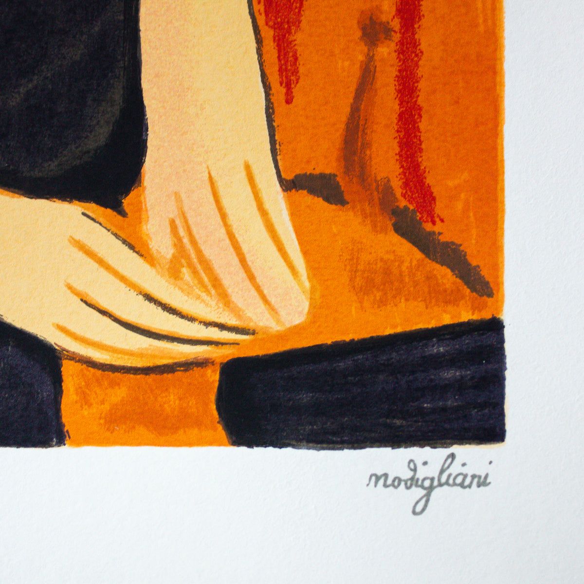 Amedeo Modigliani- Serigraph "Jeanne Hebuterne"
