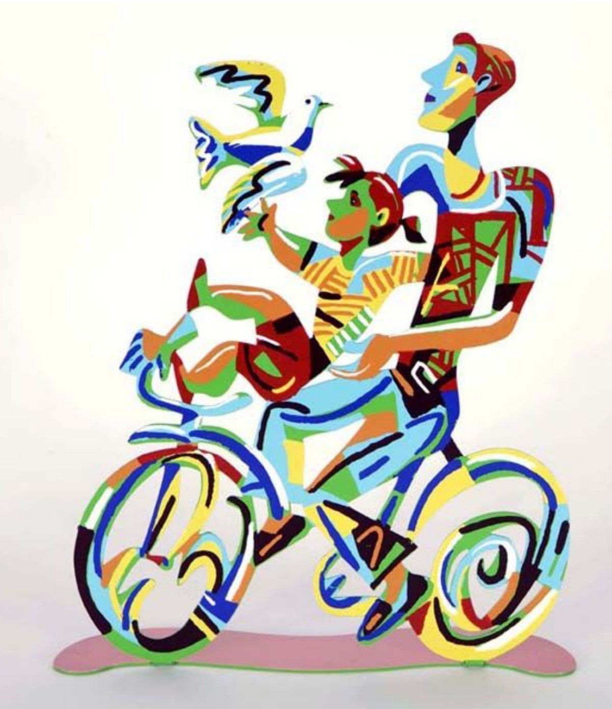 David Gerstein- Free Standing Sculpture "Weekend Ride"