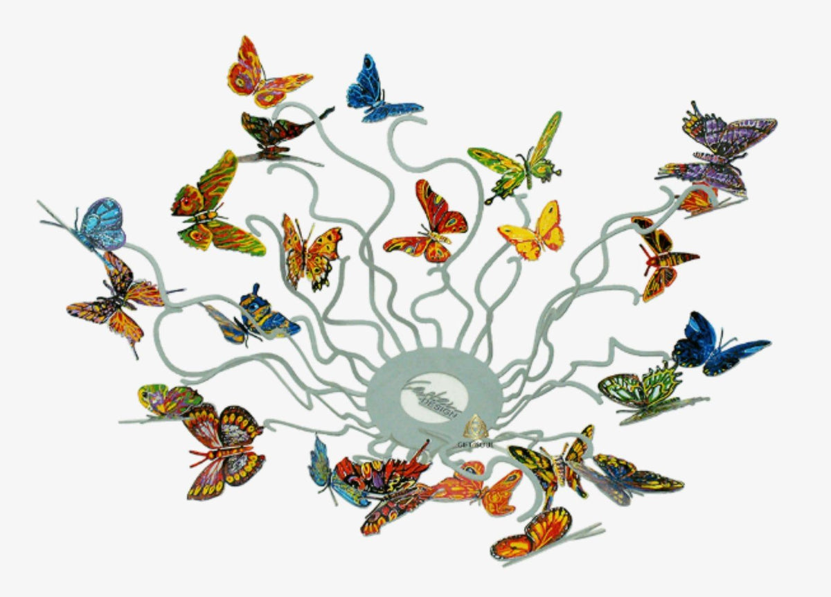 David Gerstein- Free Standing Sculpture (Fruit Bowl) "Butterflies forever Bowl"