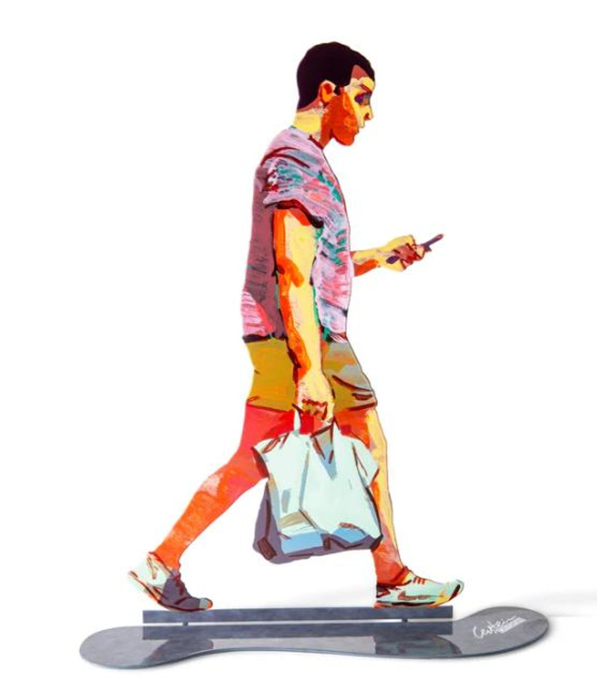 David Gerstein- Free Standing Sculpture "APPLE MAN"