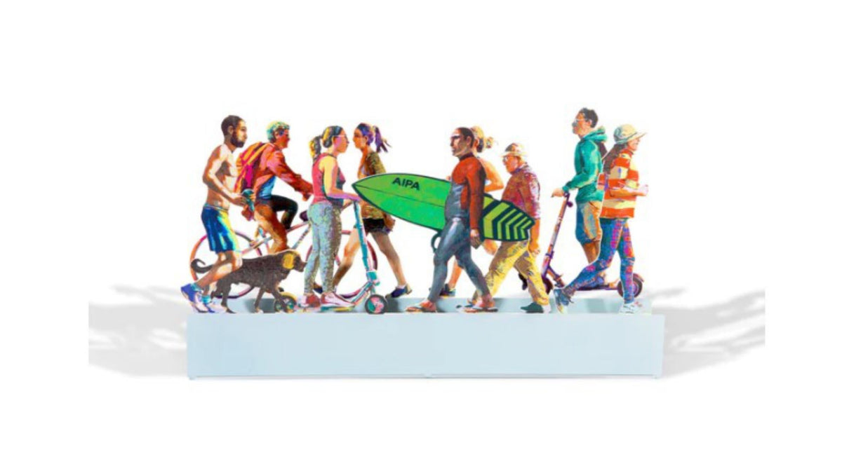 David Gerstein- Free Standing Sculpture "TEL AVIV PROMENADE"