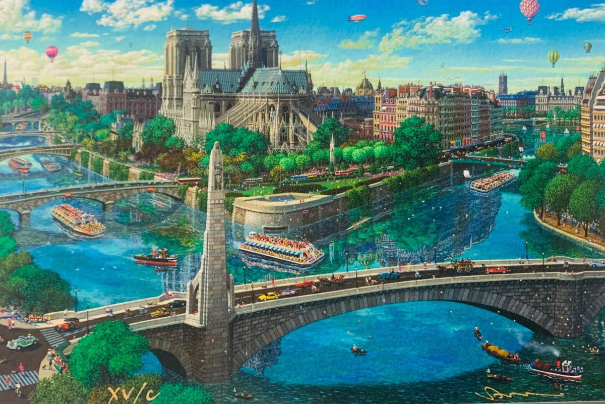 Alexander Chen- Limited edition giclee on paper "Norte dame"