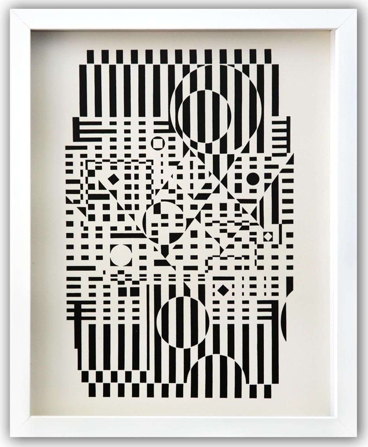 Victor Vasarely- Heliogravure Print "Untitled"