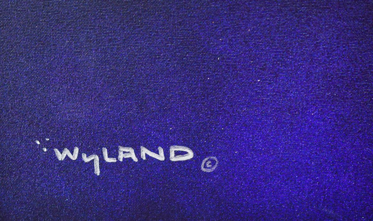 Wyland- Original Painting on Canvas "Dolphin World"