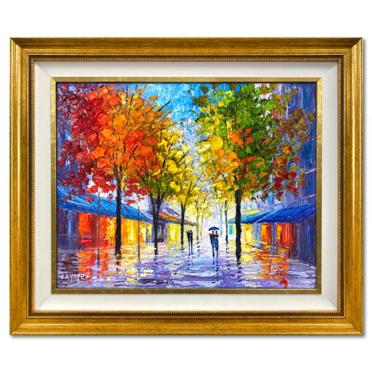 Slava Ilyayev, Framed Original Oil Painting on Canvas, Hand Signed with Letter of Authenticity.