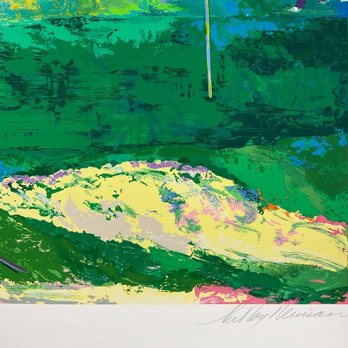 LeRoy Neiman (1921-2012), "Bethpage Black Course 2002 US Open" Limited Edition Serigraph, Numbered 246/350 and Hand Signed with Letter of Authenticity.