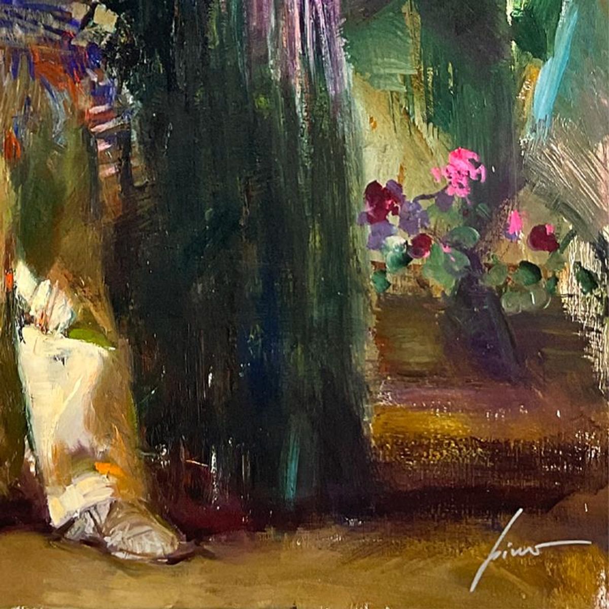 #1 in Edition - Pino (1939-2010), "Country Life" Limited Edition on Canvas, Numbered 1/295 and Hand Signed with Certificate of Authenticity.