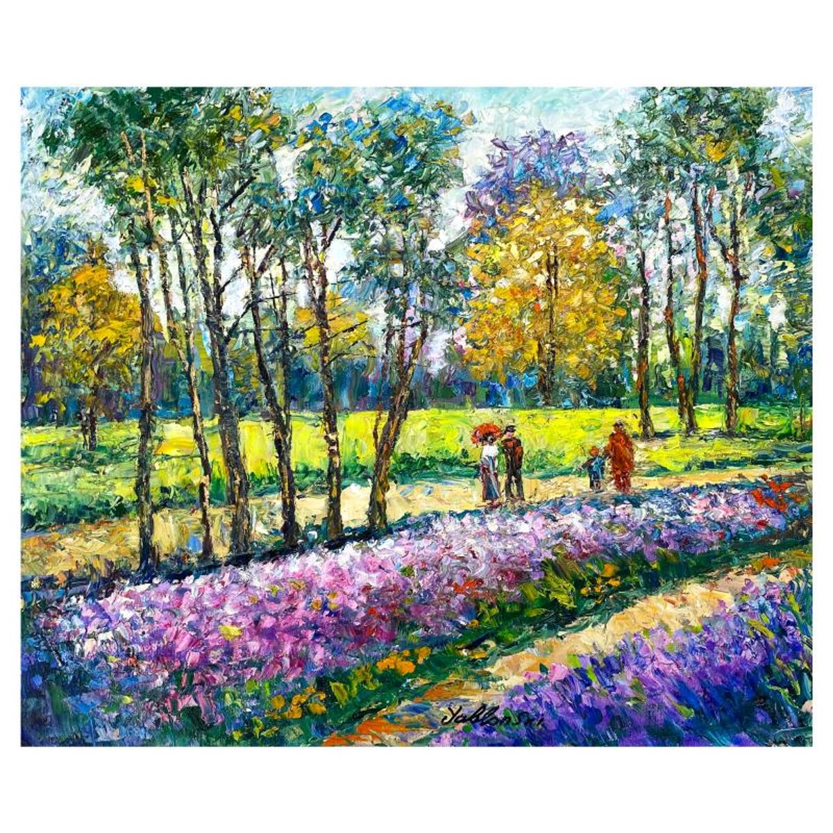 Shafira Yablonski, Original Oil Painting on Canvas, Hand Signed with Letter of Authenticity.