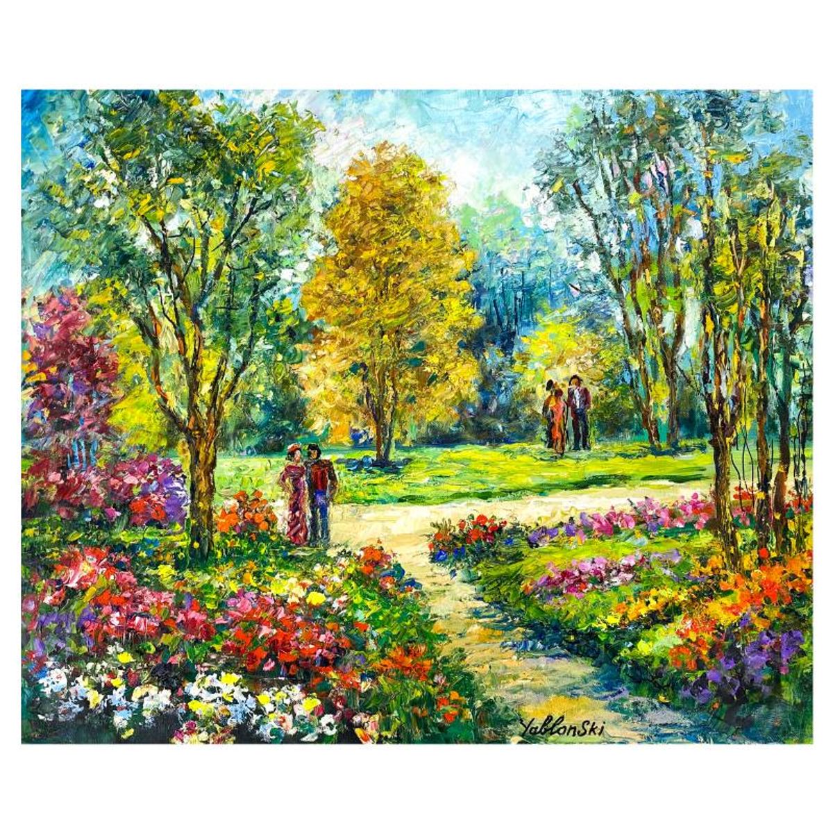 Shafira Yablonski, Original Oil Painting on Canvas, Hand Signed with Letter of Authenticity.
